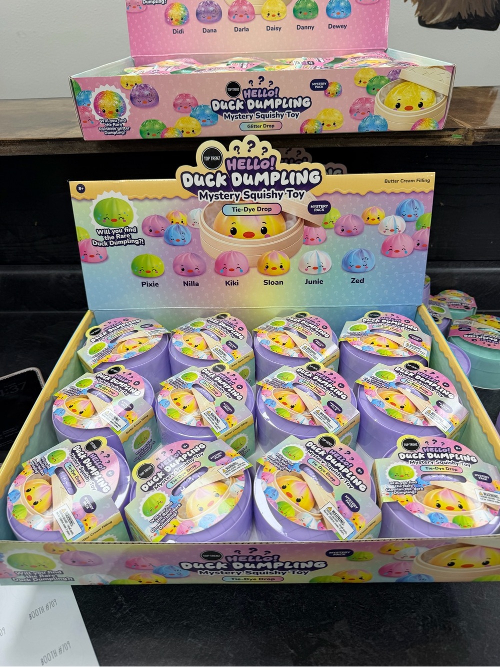 Hello! Duck Dumpling Mystery Squishy Toy - Pastel Tie-Dye